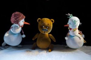 Солнышко и снежные человечки