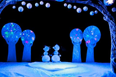 Солнышко и снежные человечки